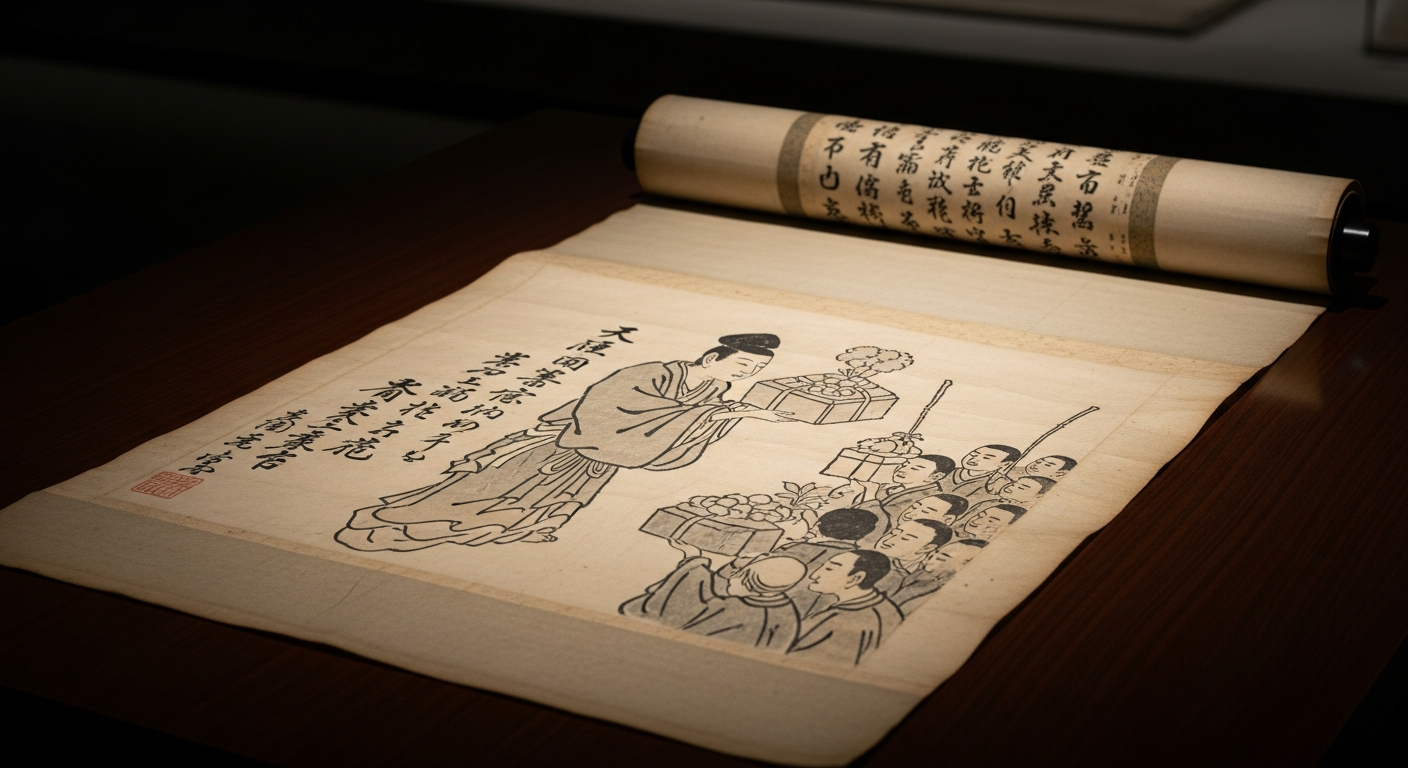 The Bushidō Scroll of the Benevolent Hand: A Samurai Prophecy of Digital Giving